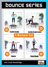 MINI TRAMPOLINE Exercise DVD - Barlates Body Blitz BOUNCE SERIES - 4 Workout DVD