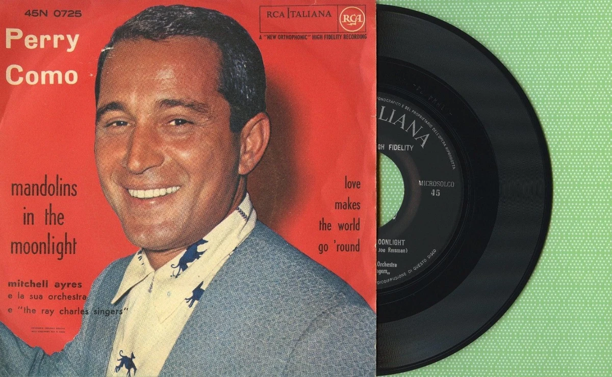PERRY COMO / Mandolins In The Moonlight / RCA 45N 0725 Press Italy 1958 EP  EX | eBay