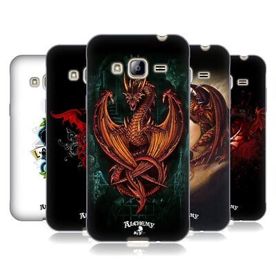 OFFIZIELLE ALCHEMY GOTHIC DRACHE SOFT GEL HÜLLE HUELLE FÜR SAMSUNG HANDYS 3