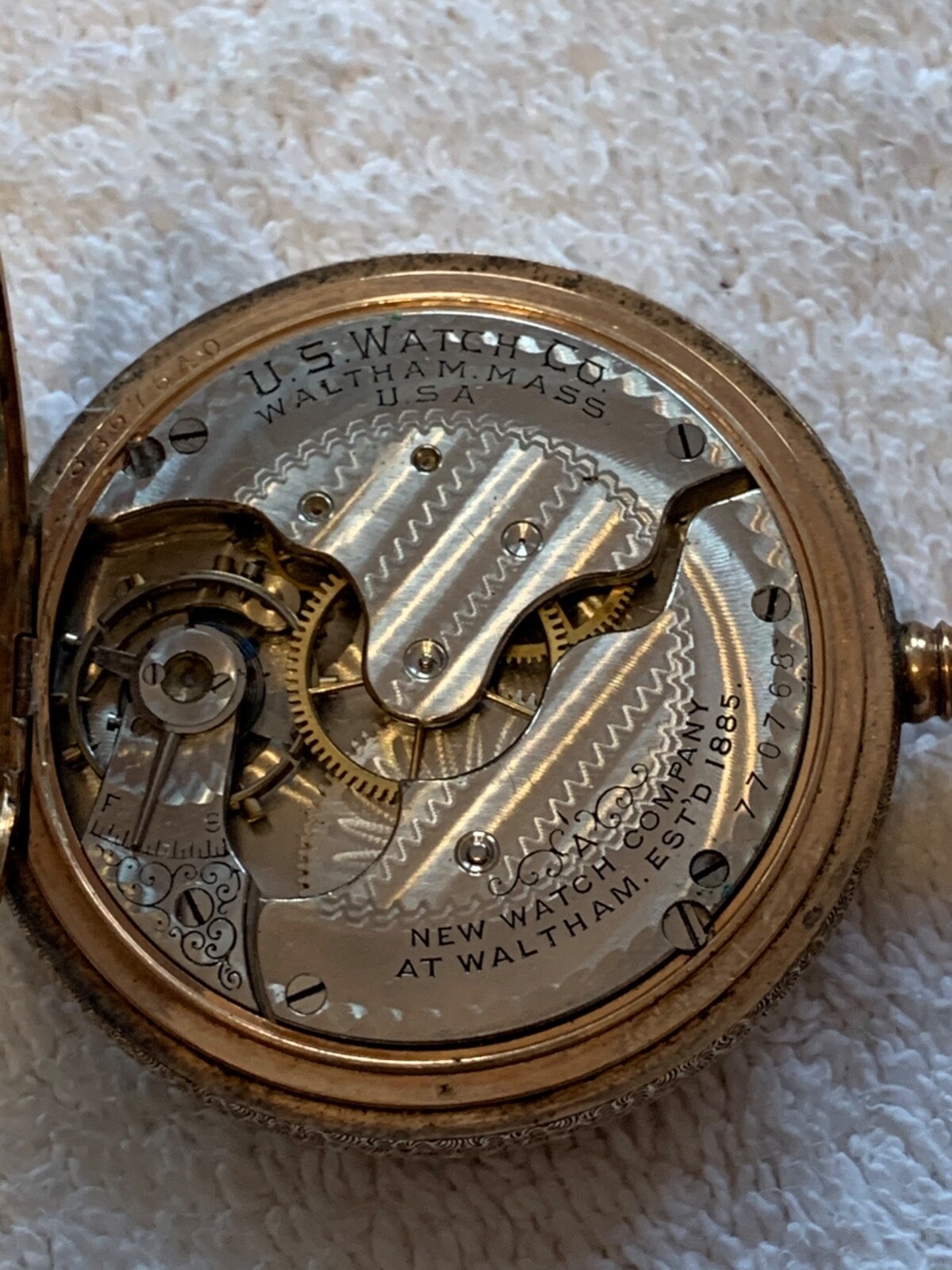 U.S. Watch Co. (Waltham, Mass) Grade 109 Pocket Watch image 1