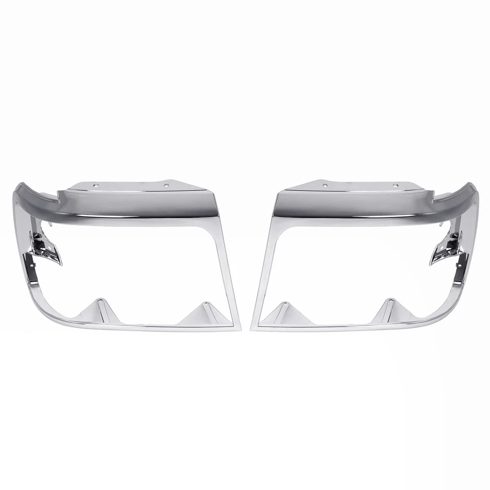 Juego de bisel de borde de faros cromados para camioneta Ford Bronco F-150 1992-1996 Foto 3 de 4