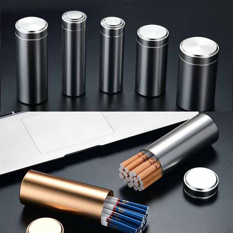 cigarette carrier Vintage Salem Promotional Lighter All in One, Refillable, NOS (new Old Stock) Aluminum Alloy Waterproof Cigarette Case