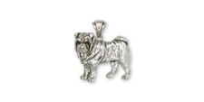 Shar Pei Pendant Jewelry Sterling Silver Handmade Dog Pendant SHP4-P