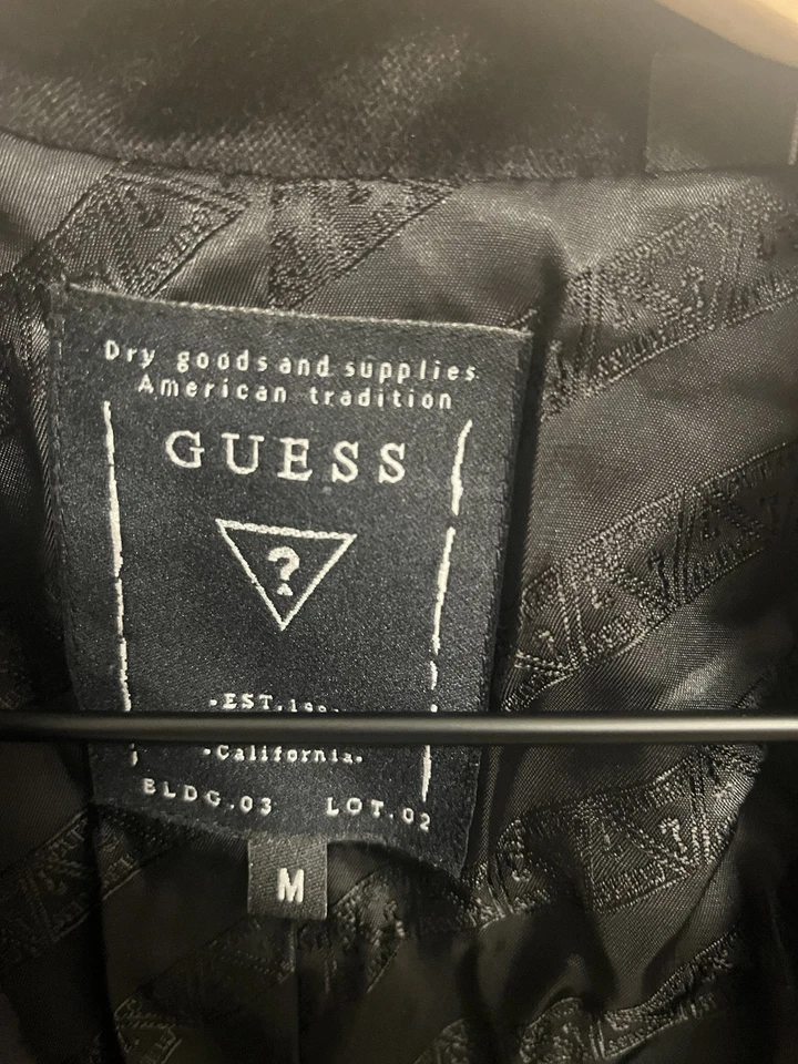 Guess velvet blazer black medium - Image 3 of 4