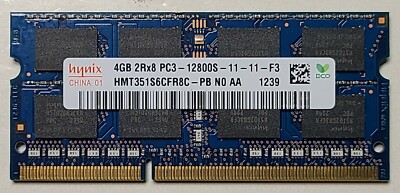 NEW - EliteBook 8470p 4GB Memory Module 641369-001 DDR3 1600MHZ HMT351S6CFR8C