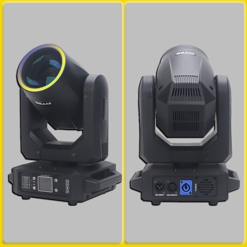 2Pcs 200W LED Moving Head DMX512 Quick-Install DJ Wedding Lighting - Picture 2 of 9