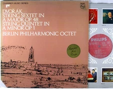 PHILIPS Dvorak BERLIN PHILHARMONIC OCTET String Quintet/Sextet HOLLAND SAL-3765