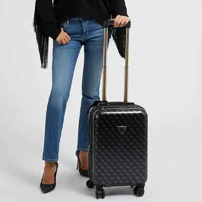 TROLLEY GUESS Valigia CABIN H8389983 JESCO TRAVEL COAL wilder Bagaglio Mano 4G