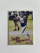 2020 Panini Chronicles - Luminance Update Rookies Teal #217 Justin Jefferson RC 