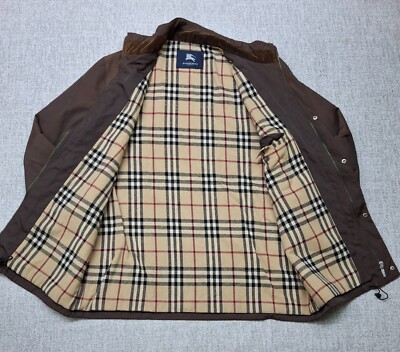 Burberry London Coat Men's Winter Jacket Wool Lining Overcoat