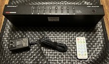 Monoprice 8x1 HDMI Switcher HRM-2218F Selector Box with Remote and AC Adapter