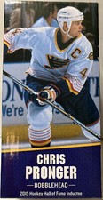 Chris Pronger Bobblehead SGA St. Louis Blues Hockey NHL HOF NIB Retired Jersey 