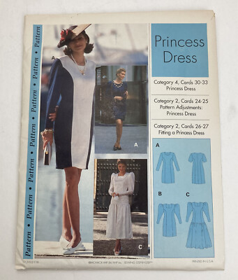 Sewing Step By Step Princess Dress Sz 4-22 Sewing Pattern only NO CARDS UNCUT