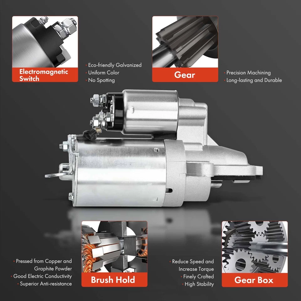 Motor De Arranque para Ford Ranger 97-08 Aerostar Mazda B3000 3.0L 1.4KW 12V CW 10T Foto 4 de 4