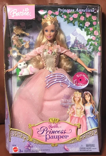 Barbie Principessa e la Bambola Pauper Anneliese nuova con scatola leggi bene