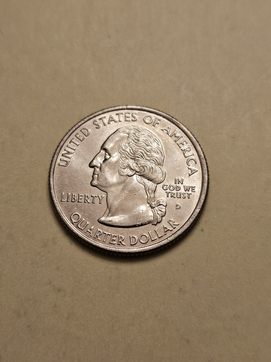 【新品未開封】2004年発行 ミシガン州Quarter 1 バンク•ロール 2004 D MICHIGAN STATE QUARTER KM355 VERY HIGH DETAIL STRIKE