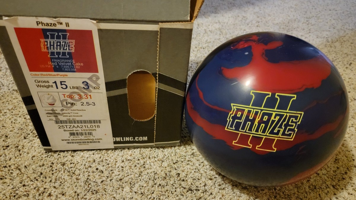 PHAZE II 　15P Amazon.com : Storm Phaze II Bowling Ball, Red/Blue/Purple