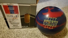 Storm Phaze II Bowling Ball X-Comp | 15 Pounds | 2.5-3" Pin | Pit On Ball