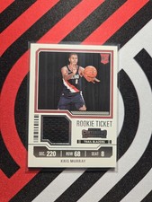 Panini Contenders 2023-24 Kris Murray #RTS-MUR Rookie Ticket Swatches RC MEM