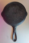 Vintage GRISWOLD Cast Iron Skillet Frying Pan #3  709 LARGE BLOCK LOGO