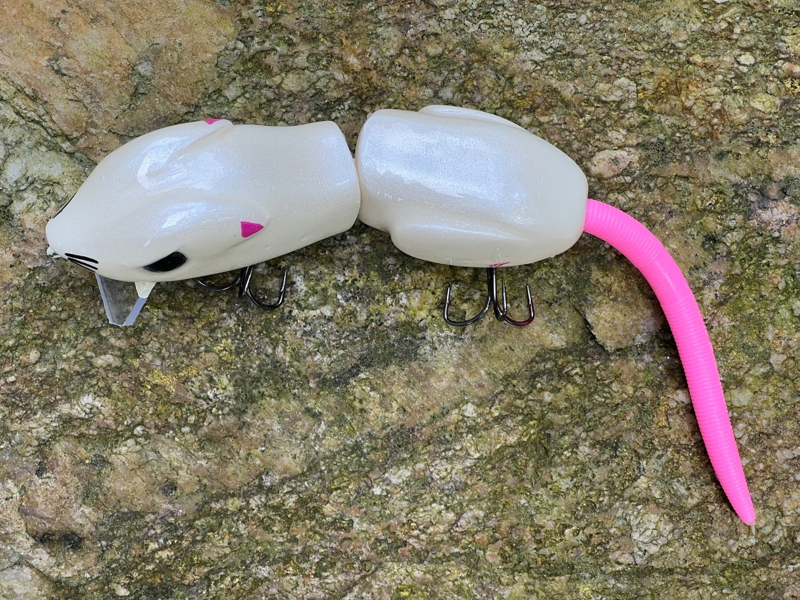 Custom Swimbait - White Rat - Image 4