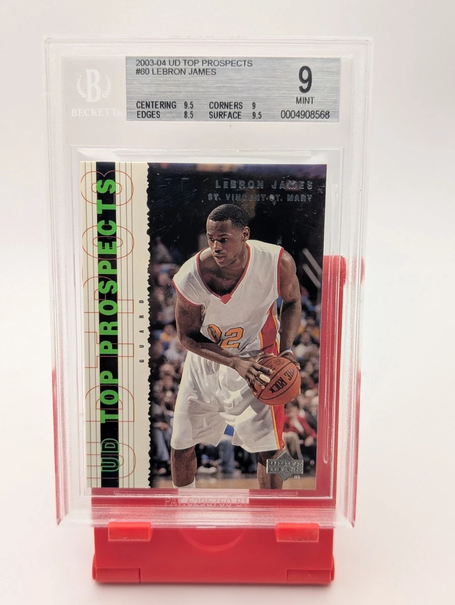 LeBron James Basketball Grade 9 Rookie Sports Trading Cards