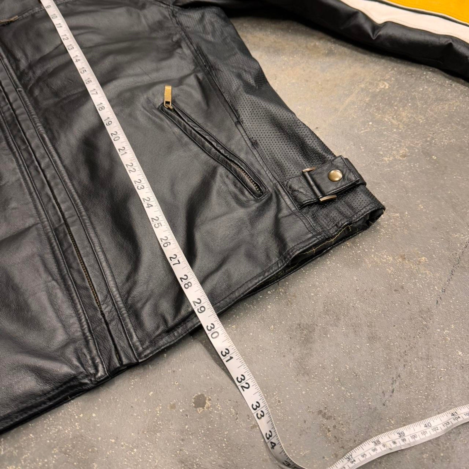 2000’s Wilson Leather Motorcycle Patchwork Riding… - image 7