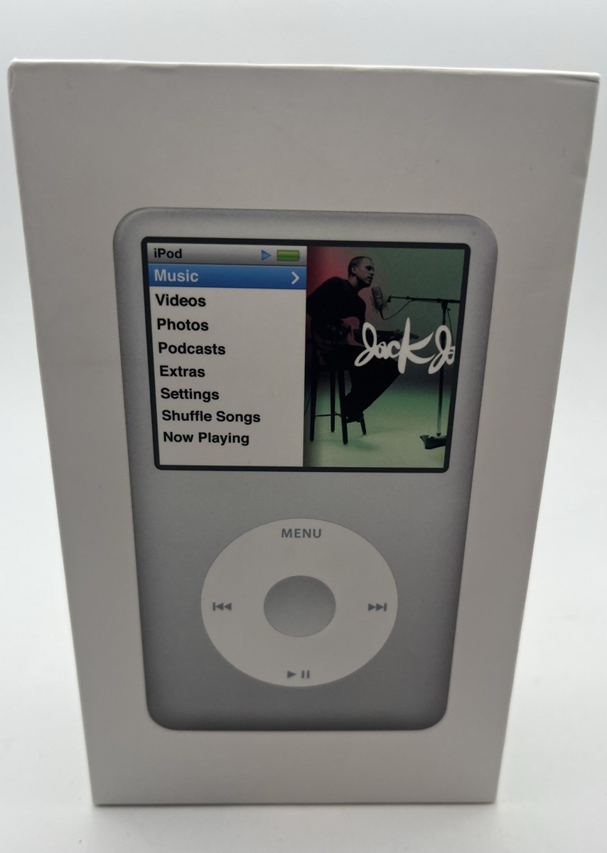 iPod classic 120GB シルバー Apple iPod Classic 120GB Silver - 2008 Jack Johnson BOX ONLY