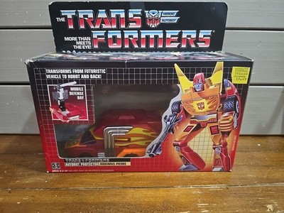 Vintage 1986 G1 Rodimus Prime Transformers COMPLETE w/ Box  Original Hasbro NICE