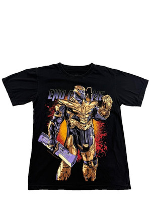 Schwarz Timber Thanos Avengers Endgame Herren M schwarz T-Hemd Baumwolle