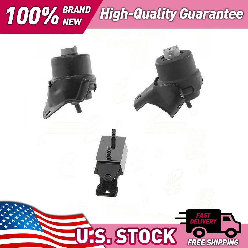 Engine Motor Mount Kit for Chevrolet Suburban 2021 2022 2023 2024 6.2L V8 - Image 2 of 4