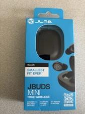 JLab JBuds Mini Noise Canceling Wireless Bluetooth In-Ear Earbuds Black IP55