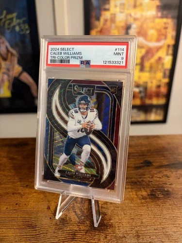 2024 Panini Select - Premier Level Caleb Williams #114 Tri-Color Prizm /249 (RC)