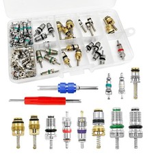 102Pcs Air Conditioning Valve Core - Valve Cores Accessories A/C R12 R134a Acces