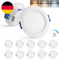 Gr4Tec Led Einbaustrahler 230V Dimmbar, 4W Led Spots 55Mm - 68Mm Lochmaß, Decken