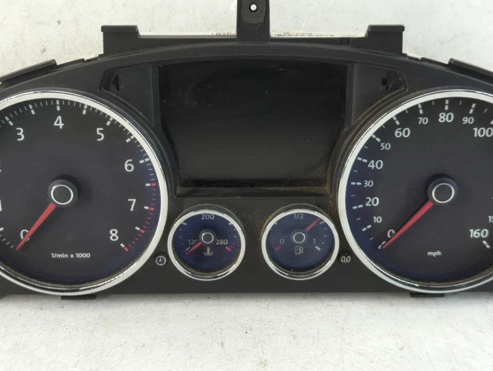 2007-2008 Volkswagen Touareg Speedometer Instrument Cluster Gauges XX4DB - Image 4 of 4