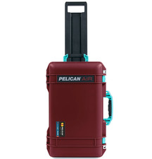 Oxblood  Teal Pelican 1535 Air case. Comes empty.