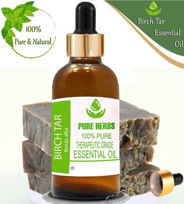 Pure Herbs Birch Tar 100 % Pure & Natural Betula Alba Essential Oil zF922