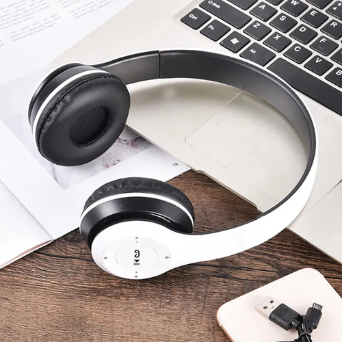 Bluetooth 5.0 Wireless Headset Over-Ear FM Radio MIC Foldable TF Card - Headsets - Picture 17 of 30