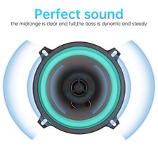 Universal 5 Inch 100W Full Range Frequency Car Audio HiFi Coaxial Speaker