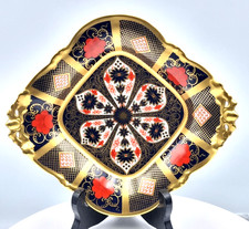 Royal Crown Derby Old Imari 1128 diamond-shaped platter SGB 1st qual 9" 23cm w
