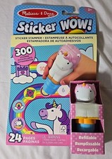 Melissa  Doug Sticker Wow   24-Page Activity Pad and Sticker Stamper, 300 New