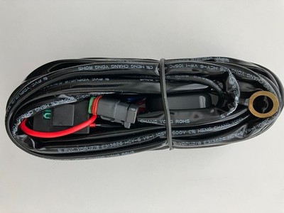 12V LED Light Relay Wiring Harness HTT7101-12V 40A 30A Fuse ON/OFF ...