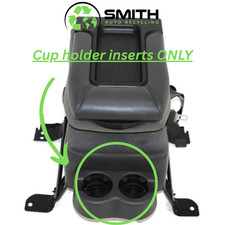 20002006 Gm Jump Seat Console Cup Holder Rubber Inserts Pair Set Of 2 Oem