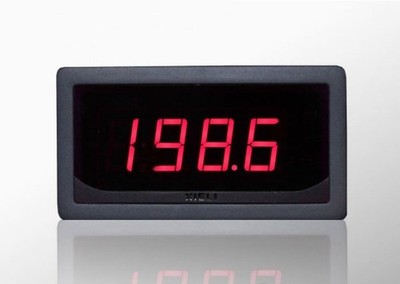 XIELI Amperemeter LED 2A 5A, sehr genau, eingebauter Shunt Einbau 4-digit Panel