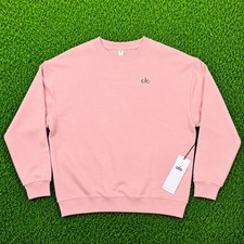 ALO Yoga Accolade Crew Neck Pullover Pink Quartz Sweatshirt Size XS-XL MSRP 118