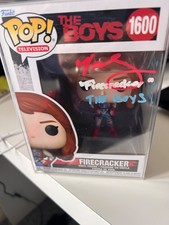 Funko Pop Television The Boys Firecracker #1600 Signed Quoted Valorie Curry (WS)