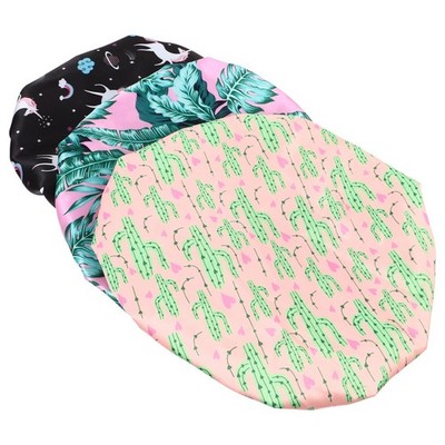 3 PCs 1 Set Digital Printing Protective Cover Duschhüte Haarfärbungshüte