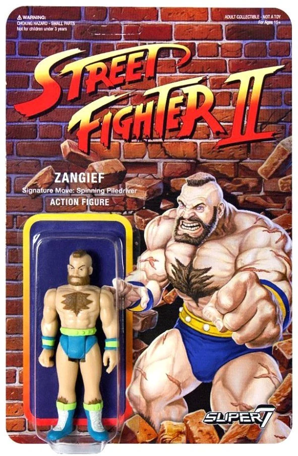 Lot 3 Figurines Street Fighter II - Muscle Man, Exogini - Super7 2017 - Occasion