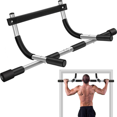 Upgrade Pull up Bar for Doorway - Max Capacity 440 Lbs, Portable Upper Body Work